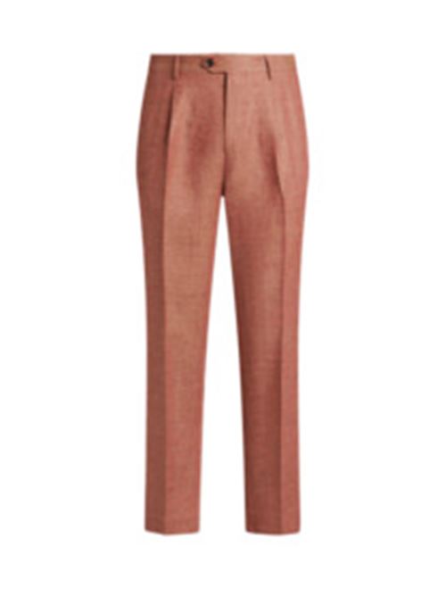 pantaloni uomo mattone lino misto cotone ETRO | MREA000199TUCH5F0612